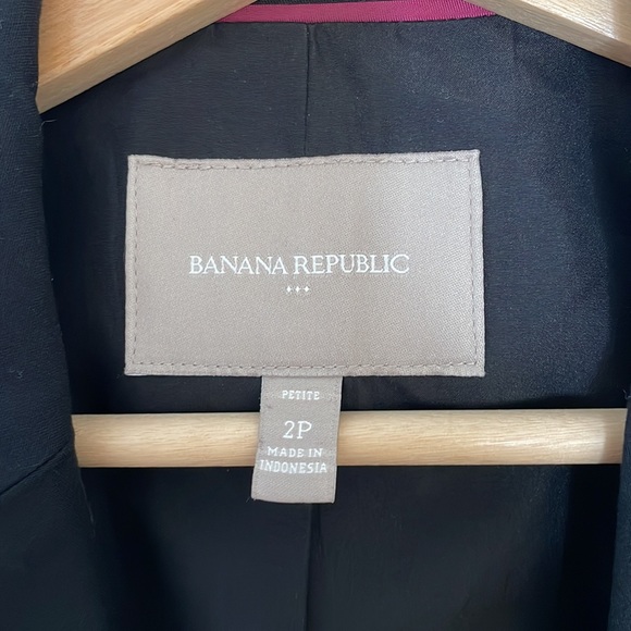 Banana Republic black blazer suit jacket - Picture 2 of 4